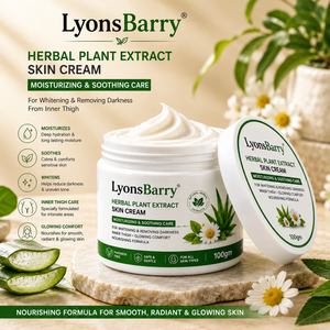 Crema para la Piel con Extracto de Plantas Herbales Orgánicas LyonsBarry, Hidratante, Calmante, Nutritiva, Blanqueadora, Cuidado para el Brillo del Entrepierna, Confort - Product Image 3