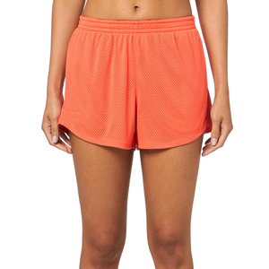 กางเกงขาสั้นตาข่ายแฟชั่นสำหรับผู้หญิง ระบายอากาศได้ดี สีพื้น ขนาดปรับแต่งได้ สำหรับฤดูร้อน - Product Image 1