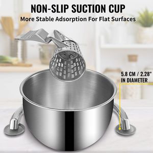 Formaggio rotante grattugia mandolina vegetale 5 coni taglio acciaio inox 2.5L ciotola manuale trituratore Base di aspirazione formaggio zinco - Product Image 4