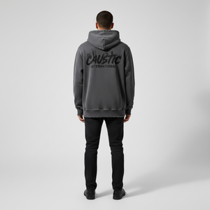 Sudadera con Capucha OEM 100% Algodón de Alto Gramaje, Estilo Vintage, Lavado Ácido, Efecto Desgastado por el Sol, Personalizada para Hombre, Oversize, con Agujeros Rasgados - Product Image 3