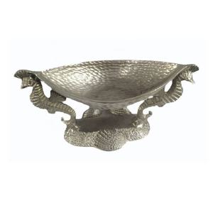 Elegantes Tazones para Servir Chocolate Pulidos, de Latón Fundido y Aluminio, con 2 Pedestales de Caballito de Mar, Decoración Moderna Dorada para el Hogar, Hoteles y Restaurantes - Product Image 2