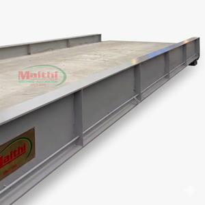 Báscula de Plataforma de Acero LCD de 120 Toneladas Personalizable, de Alta Resistencia, Precisión 3, Directo de Fábrica, para Camiones, 1 Año de Garantía - Product Image 1