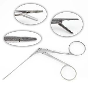 Pinces micro-auriculaires manuelles réutilisables en acier inoxydable, légères, stérilisables, personnalisées, instruments chirurgicaux ORL, OEM professionnel - Product Image 6