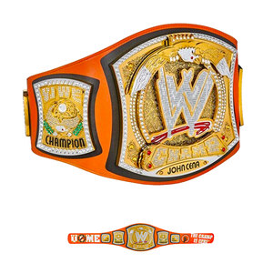 Ceinture de champion du monde poids lourd de John Cena - Boucle en alliage, cuir de vache, personnalisable - Product Image 3