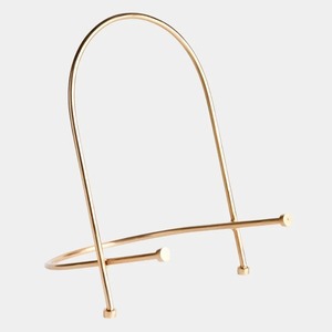 Support de livre de recettes moderne en fil doré, porte-recettes de cuisine, présentoir de table minimaliste en métal pour livres de cuisine, tablettes et assiettes - Product Image 3