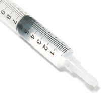 Capuchon de seringue jetable en plastique blanc 18A183 pour seringues dentaires Luer Lock, moulé par injection