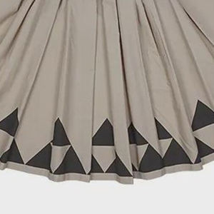 Elegante Falda Maxi Bordada con Flores Tropicales, Cintura Natural, Ropa de Baile, Estilo Festivo Isleño, Otoño, 100% Algodón - Product Image 6