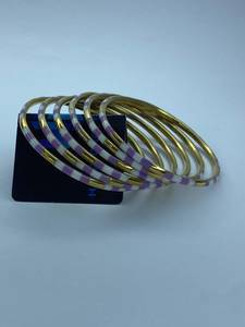 <b>Resin</b> Brass Bangles Handmade Women's Ethnic Party Jewelry Low MOQ Wholesale Exporter India Factory Direct - Product Image 5