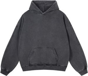 Sudadera con Capucha Oversize para Mujer, Color Sólido, Algodón French Terry, Diseño con Bolsillos, Estilo Casual para Otoño, Superventas 2026 - Product Image 2