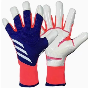 Gants de football en cuir de haute qualité avec surface antidérapante, intérieur doux et confortable, sécurité du gardien de but, utilisables en extérieur - Product Image 5