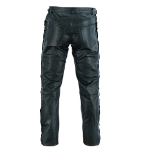 New Stylish Unisex Motorbike Leather Pants Windproof Winter Comfortable Design Touring Outdoor Wear Ankle Length - Product Image 2