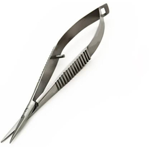 Hand-Crafted Surgical Grade Stainless Steel Spring Scissors with Curved Blade Sharp Tip for Cuticle Precision Effortless Cutting - Product Image 2