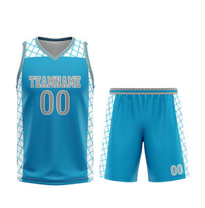 Custom Sublimated Basketball Jersey V-Neck Sleeveless Breathable Mesh Uniform Team Name 00 Number Adult Unisex All Seasons - Product Image 2