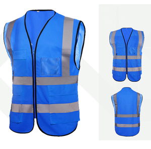 <b>High</b> Quality Custom Printing New Design Lightweight Washable Polyester Hi <b>Visibility</b> Rip-Stop Quick Dry Safety Vest Wholesale - Product Image 6