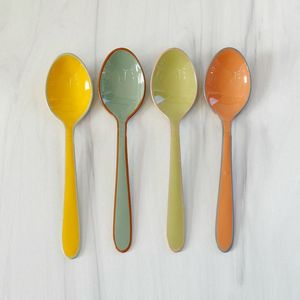 Ensemble de couverts durables en acier inoxydable avec manche en bois traditionnel, finition mate, pour mariage, dîner ou réception - Product Image 4