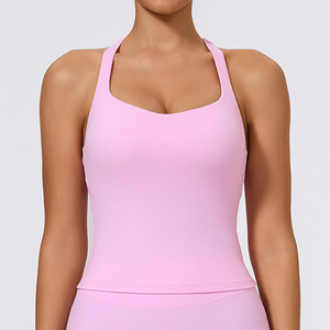 Camisetas de Tirantes Deportivas Casuales para Mujer, Tallas Grandes, 100% Algodón, Secado Rápido, Transpirables, Ecológicas, para Gimnasio, Yoga, Correr, Color Sólido - Product Image 2