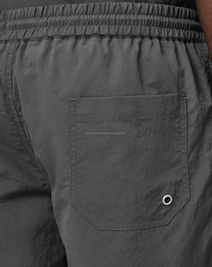 Short de sport pour homme décontracté 100% coton facile à porter respirant brodé motif solide avec poche arrière - Product Image 4