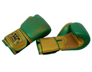 Gants de boxe en cuir métallisé personnalisés en gros Meilleurs gants en cuir véritable personnalisés pour les arts martiaux - Product Image 5