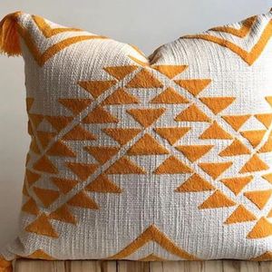 Minimalist Geometric Woven Cotton Cushion Soft Printed Breathable Fabric Minimalist <b>Throw</b> Pillow <b>Cover</b> for Couch Bench Armchair - Product Image 4