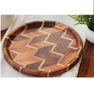 Bandeja de Servicio Redonda de Resina para Servir Frutas, Comida, Cena, Café y Té, Diseño Personalizado - Product Image 6