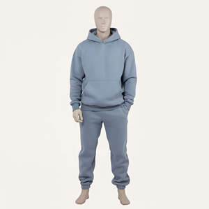 Chándal de Forro Polar Grueso Personalizado al por Mayor, Chándal de Algodón Grueso Personalizado con Ropa Deportiva de Marcas Estadounidenses - Product Image 4