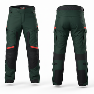 Pantalon de moto imperméable et protecteur, antidérapant, avec protections pour les genoux, pour homme - Vente flash - Product Image 2