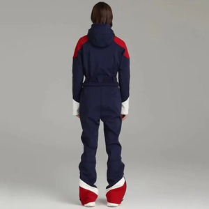 Traje de Esquí Unisex para Adultos, Impermeable, Transpirable, con Capucha y Cremallera, Aislamiento de Forro Polar, 10,000 mm, de una Pieza - Product Image 4