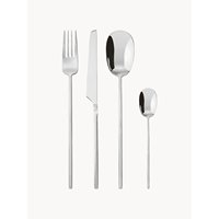 Ensemble de couverts minimalistes vintage en acier inoxydable, poli à la main, compatible lave-vaisselle, pour mariage et repas, couteau, fourchette, cuillère