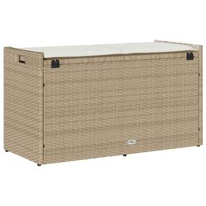Panca contenitore da esterno in polyrattan beige, dimensioni 39,4 x 17,7 x 22,4 pollici - Product Image 6