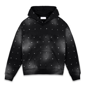 High Quality Cotton <b>Sun</b> Fade Custom Pullover Breathable Solid Winter Eco-Friendly Fleece Fabric Premium Streetwear Hoodie - Product Image 1