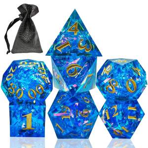 Les dés de jeu en résine les plus vendus pour 2026, pour jeux de rôle sur table (JPR) comme Dungeons & Dragons et Pathfinder. en plein air - Product Image 6