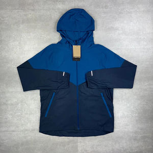 Custom Men Windbreaker Tracksuit Waterproof Hooded <b>Jacket</b> Pants Set <b>Lightweight</b> Windproof Sportswear Breathable Outdoor <b>Running</b> - Product Image 5
