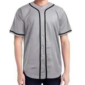 Camiseta Deportiva de Béisbol para Hombre con Cierre de 6 Botones, Estilo Americano, para Deportes Urbanos, Corte Casual - Product Image 2