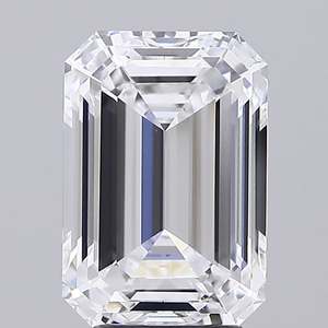 Diamante CVD Cultivado en Laboratorio, Corte Esmeralda, 2.06 Quilates, Color D, Claridad VVS2, Suelto, Sintético, Certificado IGI, para Joyería, India - Product Image 1