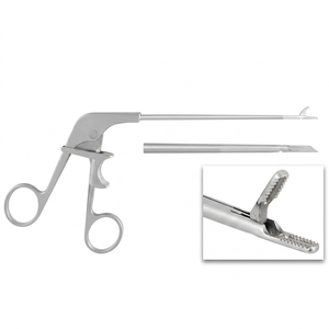 Pinces de préhension de qualité supérieure, à ventouses, dentelées, droites, 2,7 mm, avec poignée verrouillable, 12,5 cm, en acier inoxydable allemand - Product Image 2
