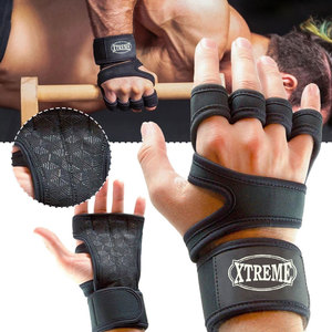 Gants de fitness unisexes en néoprène souples et droits, confortables, respirants, antidérapants, avec fermeture auto-agrippante pour le cross-training et la gym - Product Image 2