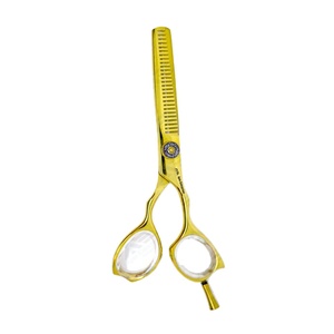 Ciseaux de coiffeur professionnels ciseaux droits ciseaux de toilettage pointe de sécurité pour Salon coupe de cheveux amincissement beauté produit de soins personnels - Product Image 1