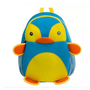 Sac à dos pour enfants avec visage d'animal mignon, sac d'école en peluche, sac de voyage léger pour tout-petits avec poches zippées pour garçons et filles, utilisation quotidienne - Product Image 4