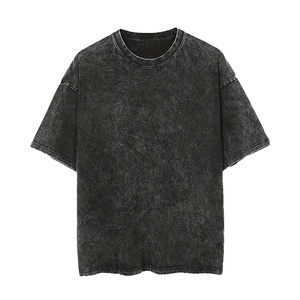 Ensemble de shorts délavés de haute qualité avec impression de logo personnalisé, shorts et chemise d'été pour hommes, nouveaux ensembles de 2 pièces à la mode pour hommes - Product Image 3