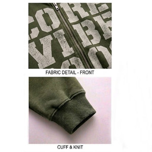 Oversized Winter Zip Up Hoodie Mens Digital Print Plus Size Thick Fabric <b>Drop</b> Shoulder Boxy Fit Premium Process Impex - Product Image 5