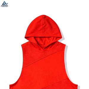 Nueva Llegada Cómodas Sudaderas sin Mangas de Último Estilo 2026, Color Rojo Sólido, Servicio OEM ODM, Precio al por Mayor, del Mejor Proveedor - Product Image 5