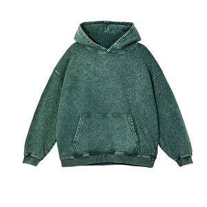 Hoodie épais en coton 100% respirant, style décontracté, design supérieur, dernière tendance, avec logo personnalisé, effet délavé à l'acide, idéal pour l'hiver. - Product Image 3