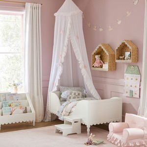 Estante de pared de jacinto de agua natural tejido a mano, sostenible y superventas, con forma de casa para la habitación de los niños, hecho a mano para la decoración de la habitación infantil. - Product Image 5