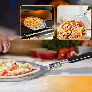 Phụ Kiện Lò Nướng Bánh <span class=keywords><strong>Pizza</strong></span> Mái Chèo <span class=keywords><strong>Pizza</strong></span> Kim Loại Thép Không Gỉ Vỏ <span class=keywords><strong>Pizza</strong></span> Siêu Lớn 13 Inch <span class=keywords><strong>X</strong></span> 15 Inch Có Tay Cầm Gấp Gọn - Product Image 4