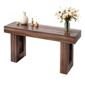 Mesa Consola Rústica de 63 Pulgadas, Mesa de Entrada Rectangular de Madera, Mesa Estrecha Larga para Sofá, Mesa Auxiliar Decorativa - Product Image 1
