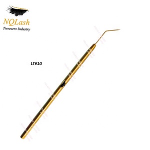 Herramientas de elevación de pestañas de alta calidad, herramientas de titanio, Color dorado, separación permanente, acero inoxidable, NQLASH, nuevo - Product Image 1