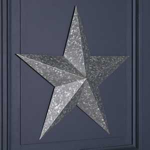 Décoration murale rustique en métal galvanisé KS International, style ferme, taille moyenne, pour Noël et la maison - Product Image 3