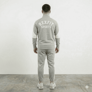 ชุดวอร์มผู้ชายดีไซน์สวย ทรงหนา สวมใส่สบาย สไตล์ไฮสตรีท สำหรับฤดูใบไม้ร่วงและฤดูหนาว ขายส่ง ผ้าฝ้ายฟลีซ 100% - Product Image 3