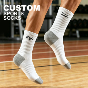 Wholesale Customized Cotton <b>Running</b> <b>Socks</b> Custom Soccer Sports <b>Socks</b> Men Anti Slip <b>Socks</b> - Product Image 1