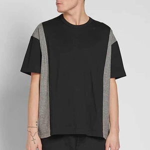 T-shirt basique à marque privée, coutures renforcées aux épaules, qualité boutique, vente en gros - Product Image 2